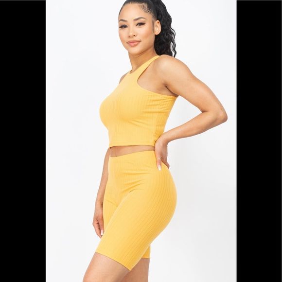 Luxe Feel Biker Short 2 Piece Set - Picture 3 of 5